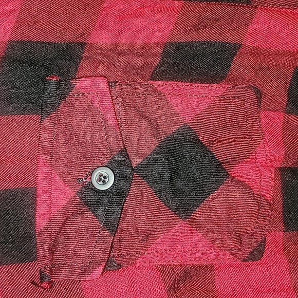 Torrid Relaxed Fit Brushed Rayon Button-Up Shirt Size 1 - Picture 4 of 9